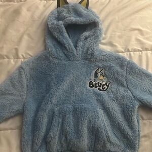 Bluey Kids Fleece Hoodie - Light Blue